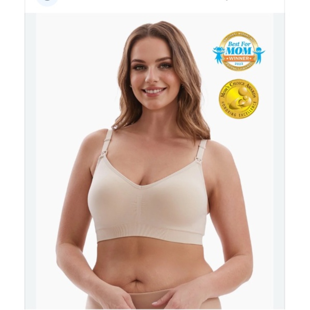 HOFISH Maternity Nursing Bra for Breastfeeding Pregnancy. Size L
